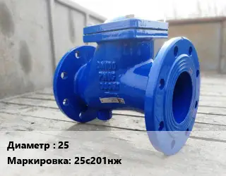 Клапан стальной 25 25с201нж Ру40 регулирующий, двухседельный от -40 до +220